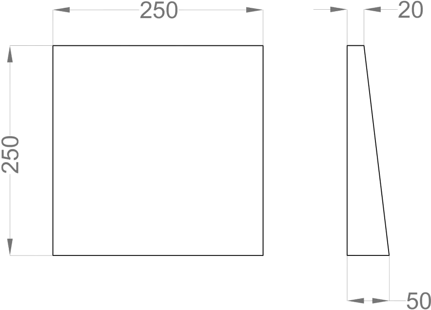 CUBIC 3D Soft Acoustic Wall Panels colour swatch on white background DecorMania UK
