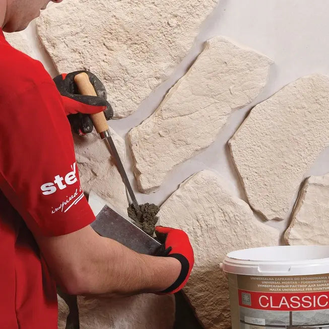 Classic Grout - Decormania Adhesive & Accessory during application Decormania UK