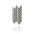 Concrete Cladding - HERRINGBONE M REVERS Wall Panels colour swatch on white background DecorMania UK