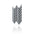 Concrete Cladding - HERRINGBONE M REVERS Wall Panels colour swatch on white background DecorMania UK