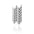 Concrete Cladding - HERRINGBONE M REVERS Wall Panels colour swatch on white background DecorMania UK