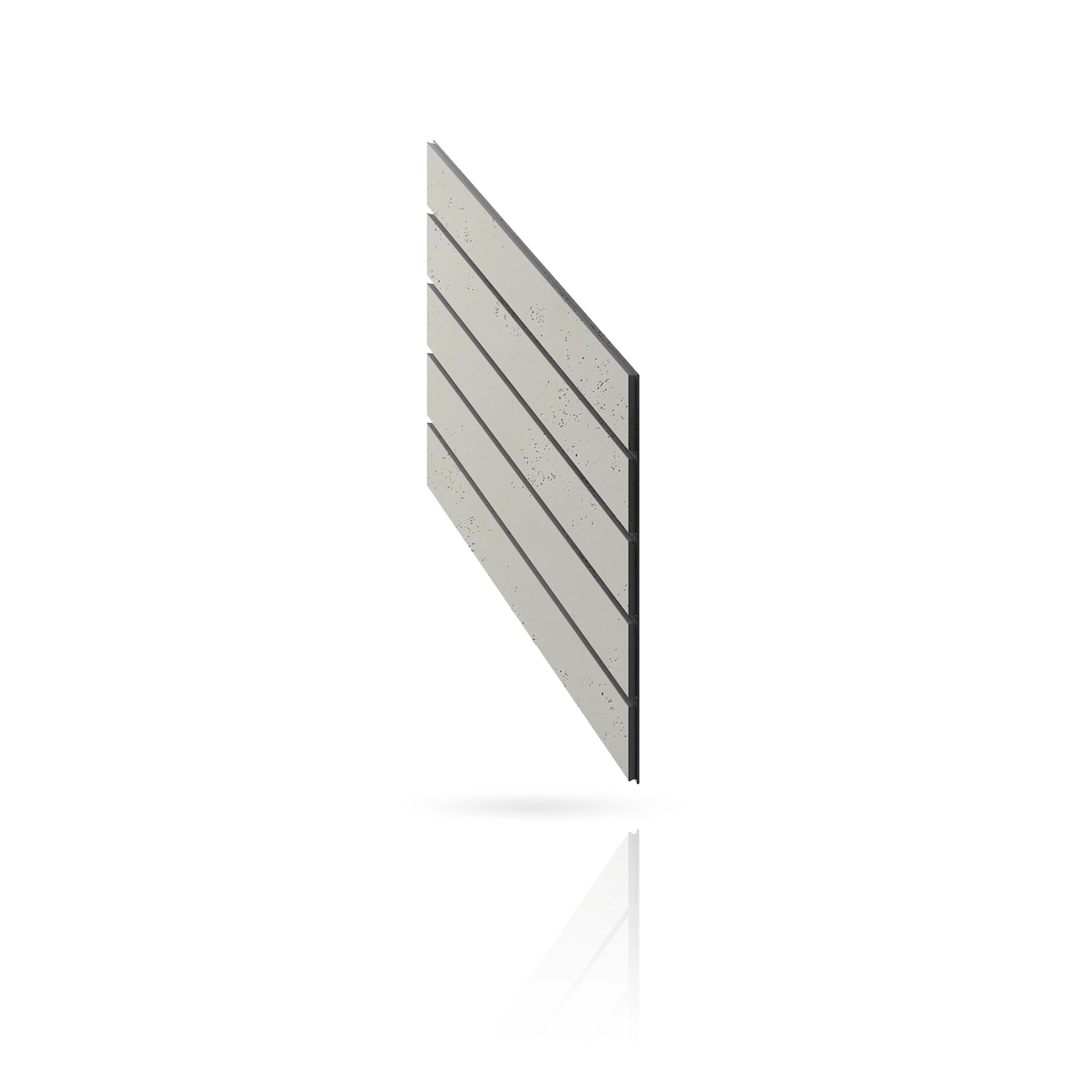 Concrete Cladding - HERRINGBONE PART Wall Panels colour swatch on white background DecorMania UK