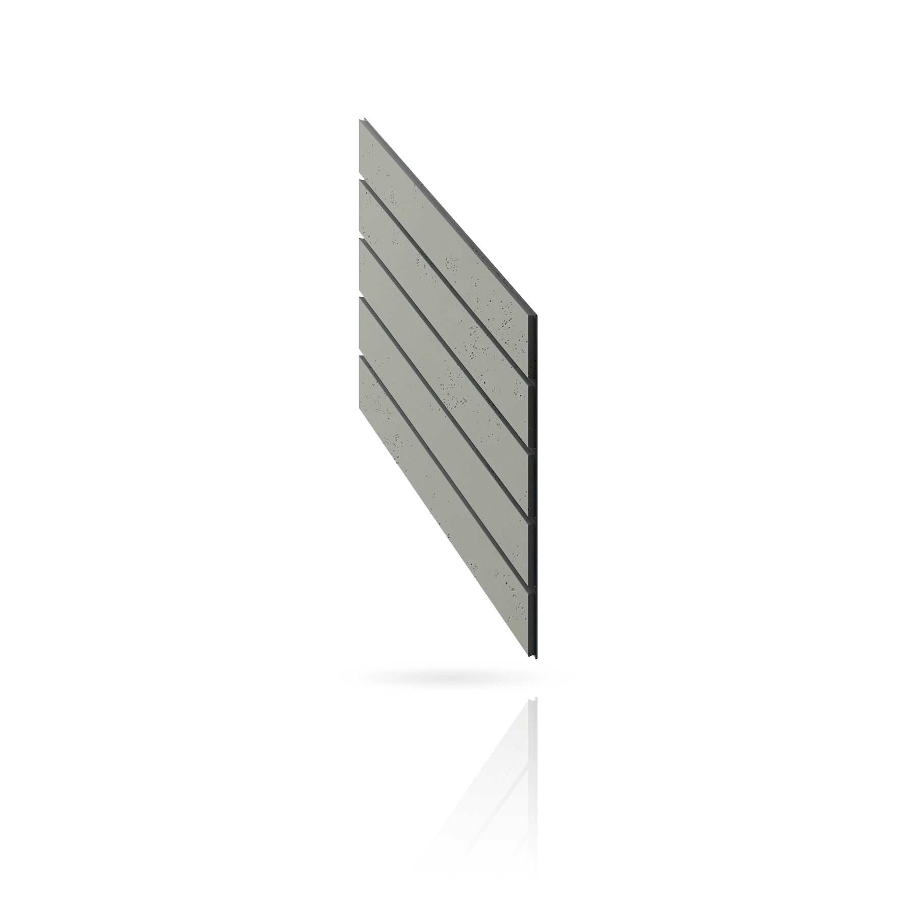 Concrete Cladding - HERRINGBONE PART Wall Panels colour swatch on white background DecorMania UK