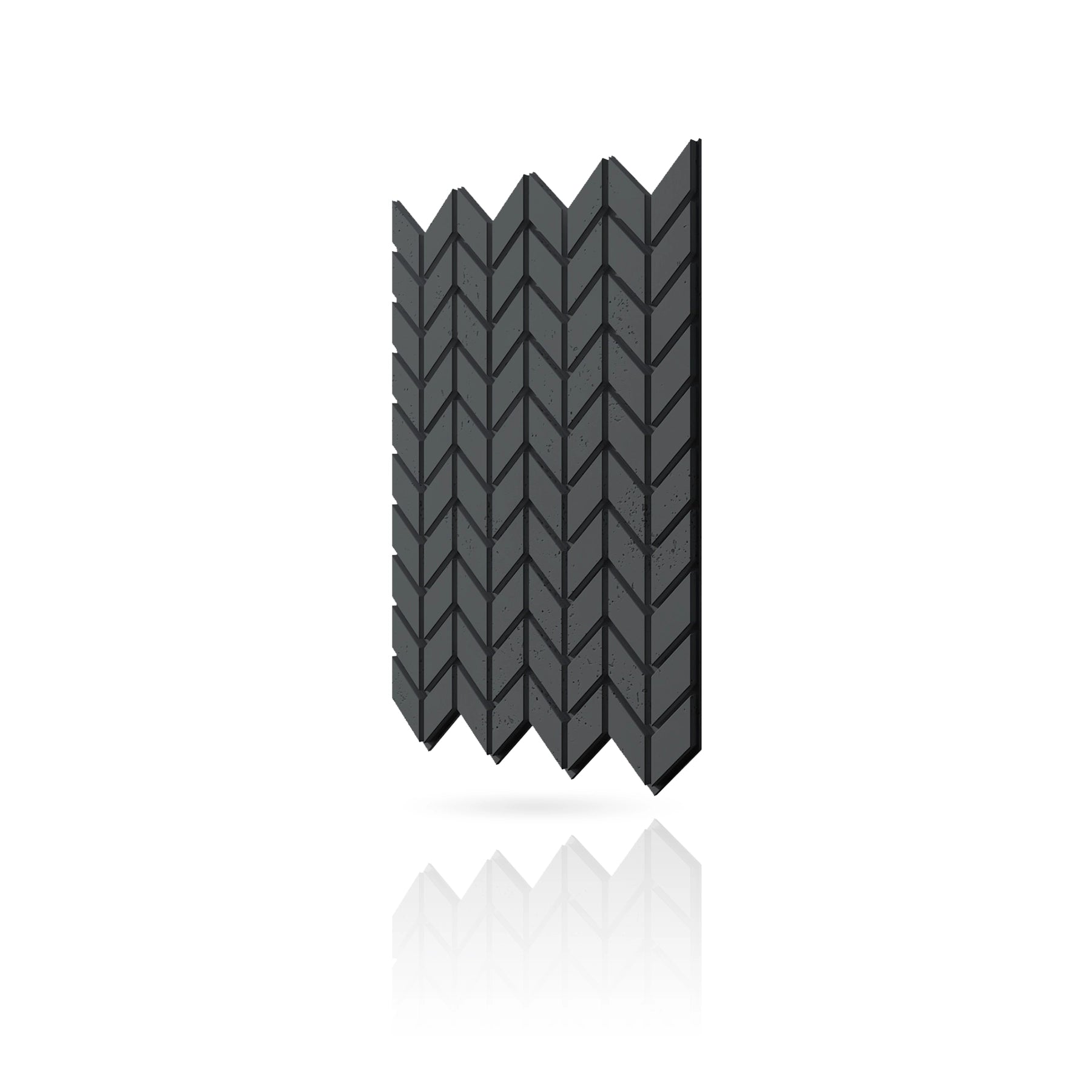 Concrete Cladding - HERRINGBONE S Wall Panels colour swatch on white background DecorMania UK