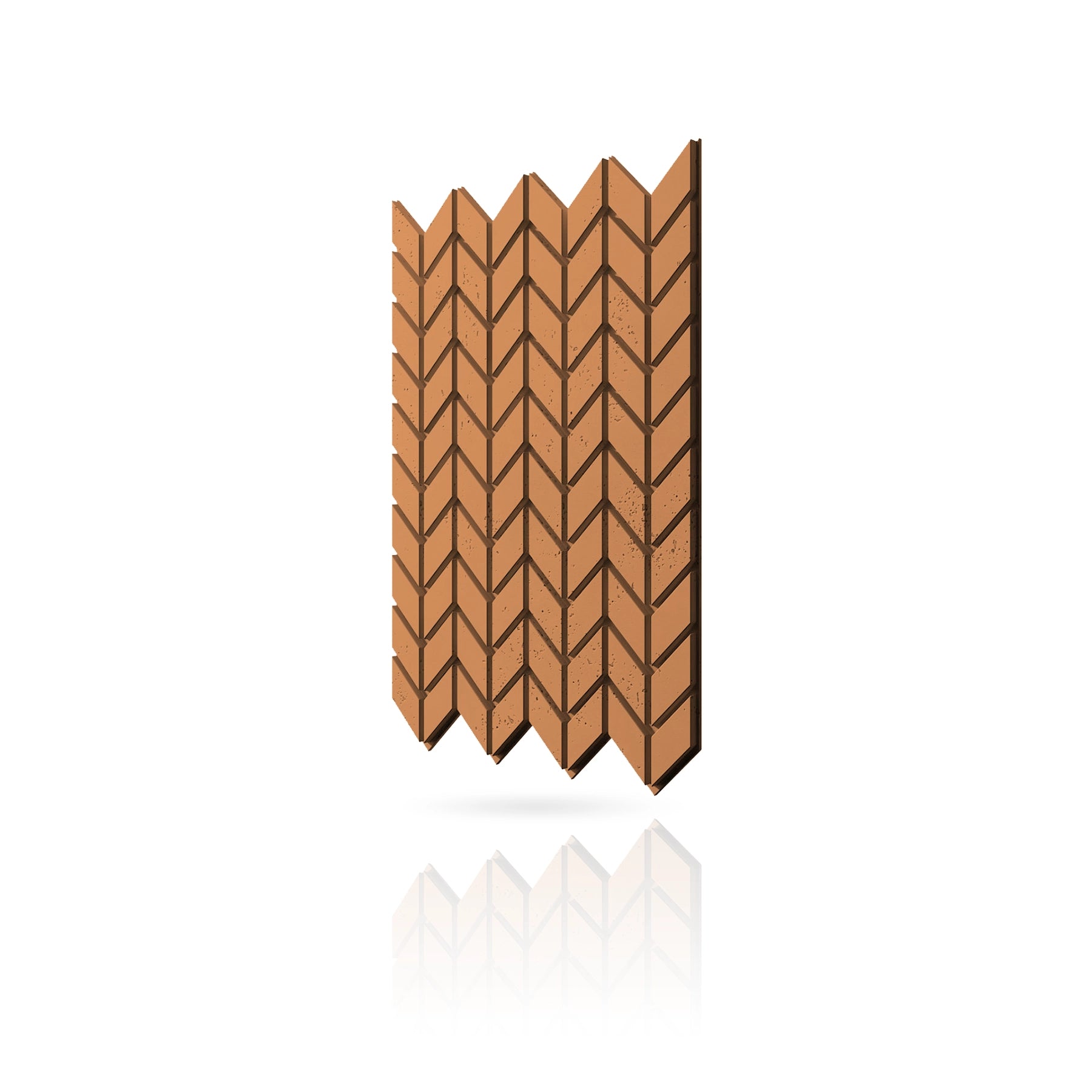 Concrete Cladding - HERRINGBONE S Wall Panels colour swatch on white background DecorMania UK