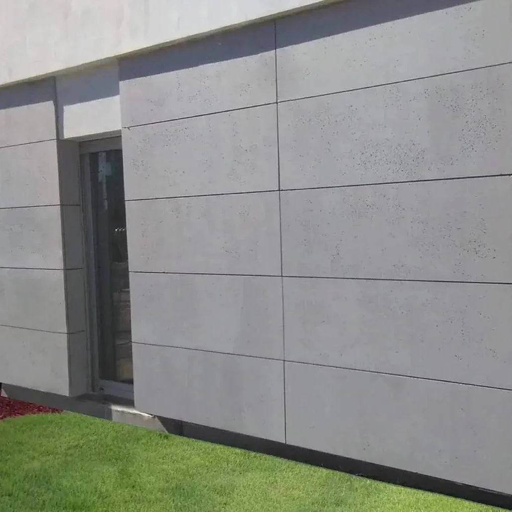 Architectural Exterior Concrete Wall Panels are used as exterior cladding on the building’s facade | DecorMania UK