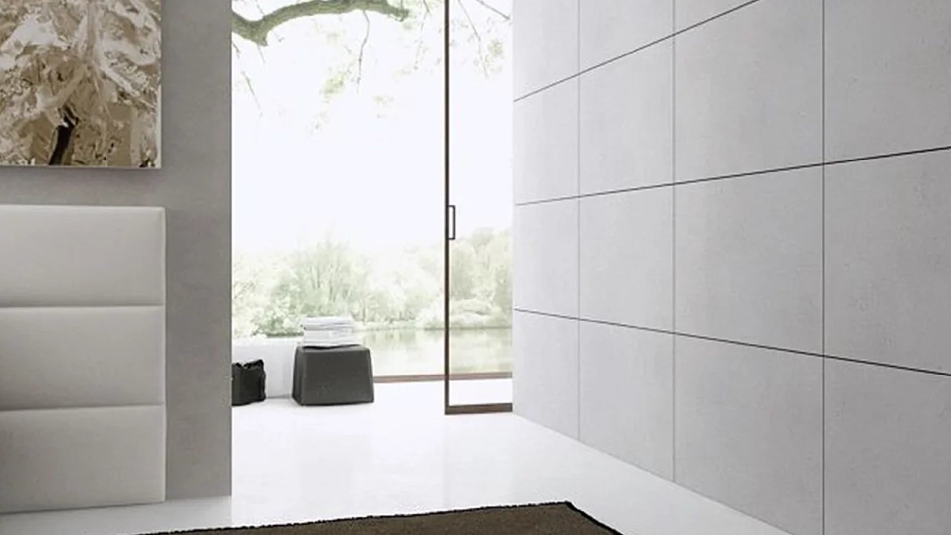 VHCT Flat Concrete Wall Panels after transformation white wall