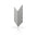 Concrete Cladding HERRINGBONE BOLD Wall Panels Grey S51 colour on white background DecorMania UK