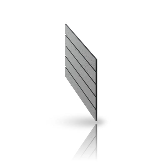 Concrete Cladding HERRINGBONE PART Wall Panels on white background DecorMania UK