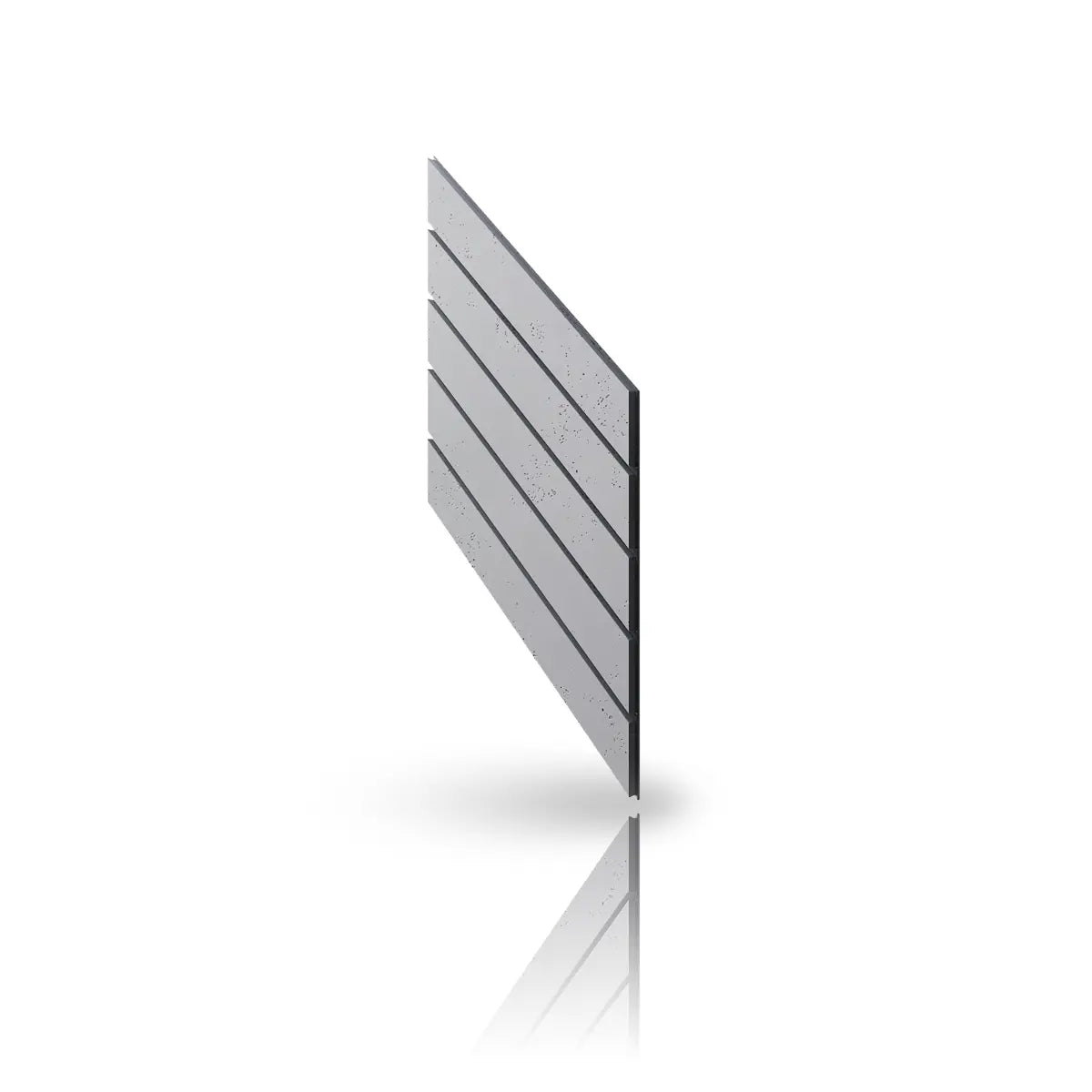 Concrete Cladding HERRINGBONE PART Wall Panels colour S95 on white background DecorMania UK