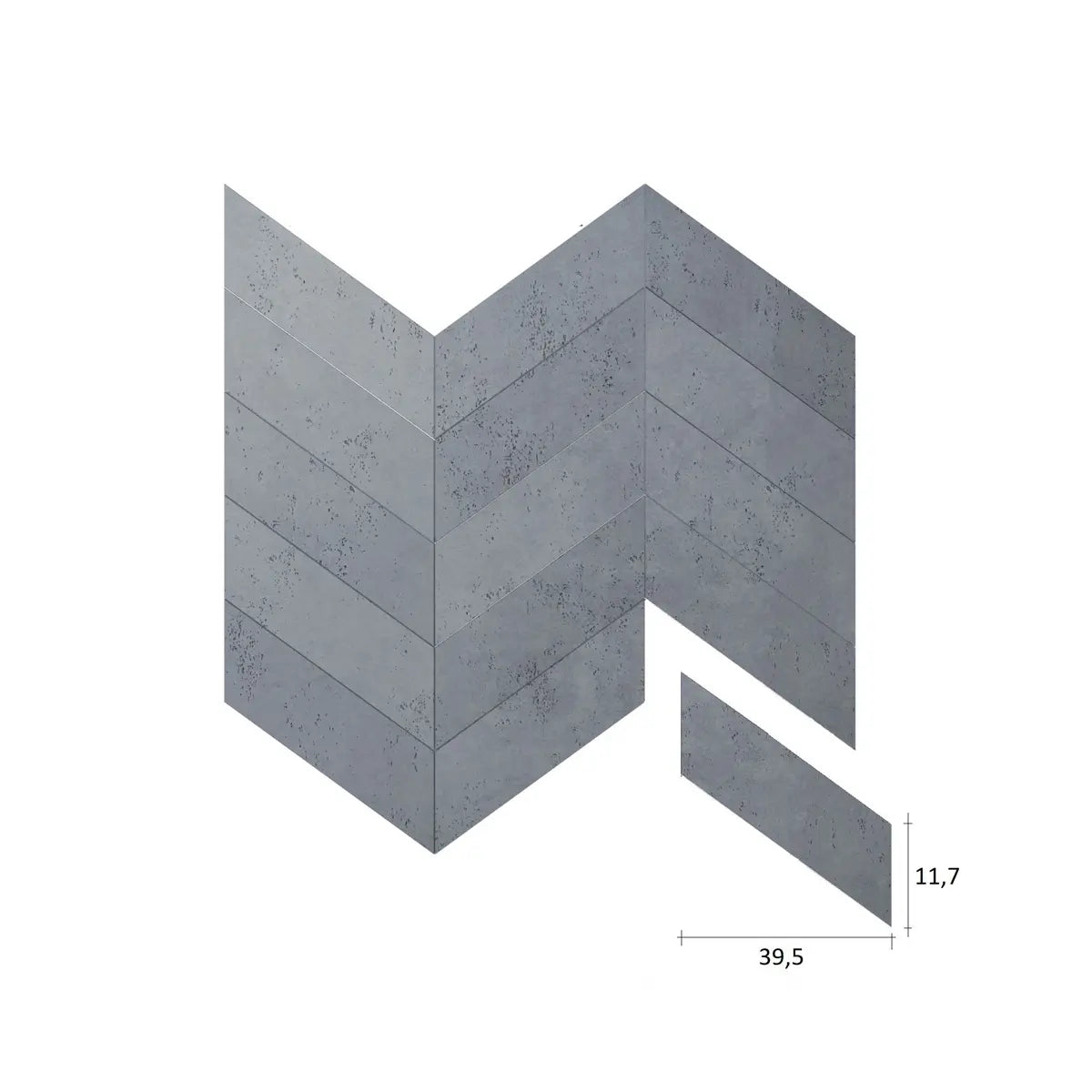 Concrete Cladding HERRINGBONE Wall Panels DecorMania UK concrete-cladding-herringbone-wall-panels-decormania-uk