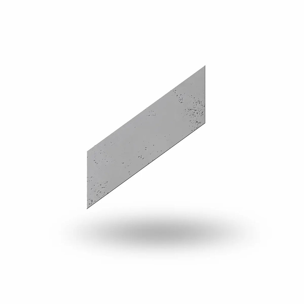 Concrete Cladding HERRINGBONE Wall Panels single panel on white background DecorMania UK