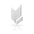 Concrete Cladding HERRINGBONE B0 colour on white background Wall Panels DecorMania UK