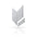 Concrete Cladding HERRINGBONE Wall Panels S50 colour on white background DecorMania UK