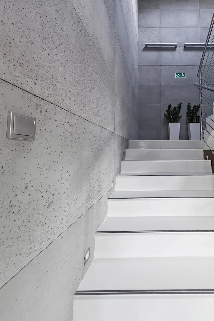 Architectural GRC Concrete wall panels in a modern interior  | DecorMania UK
