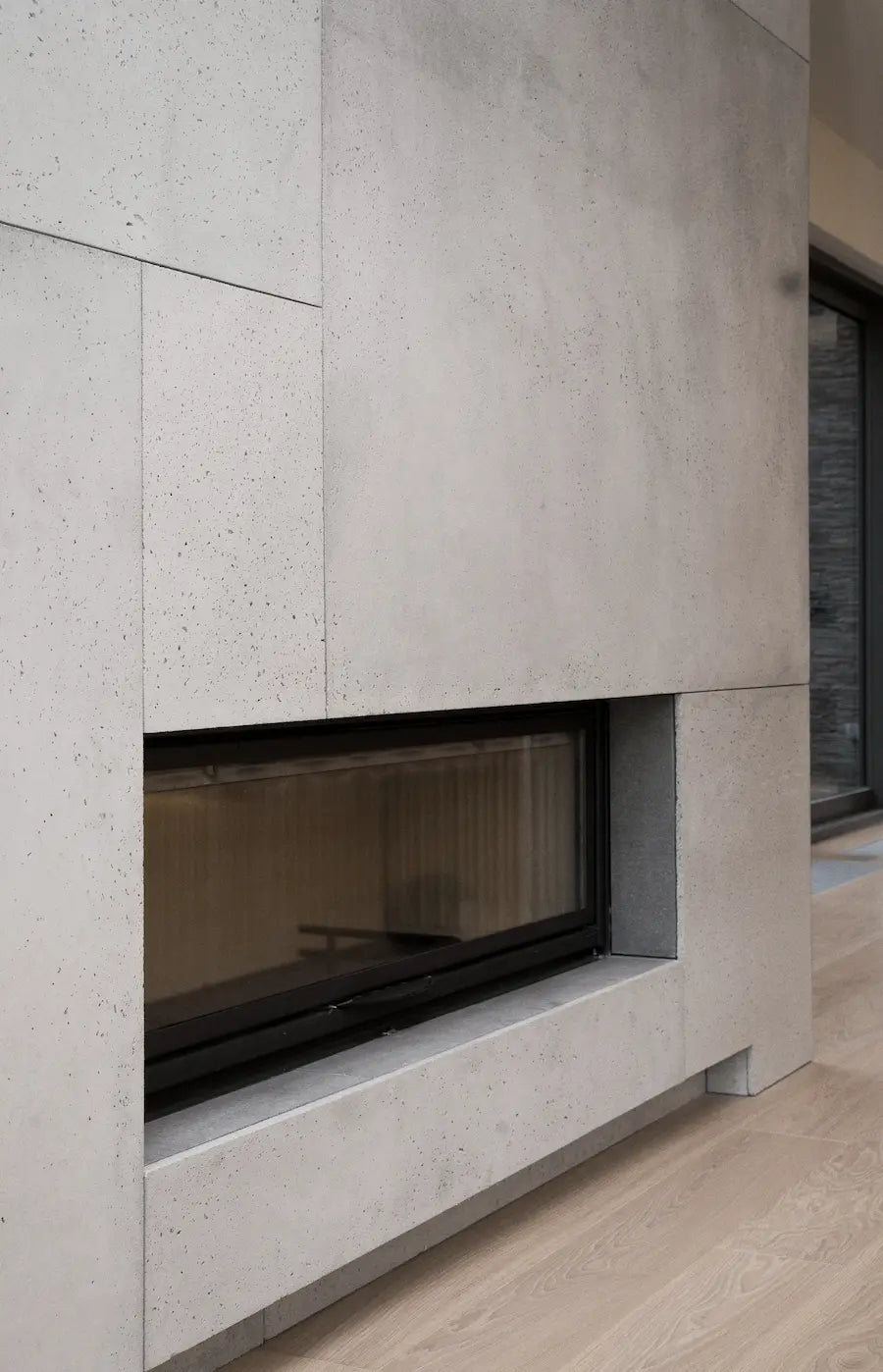 Architectural GRC Concrete wall panels in a stylish interior | DecorMania UK