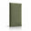 Sage green bespoke upholstered wall panel on white background