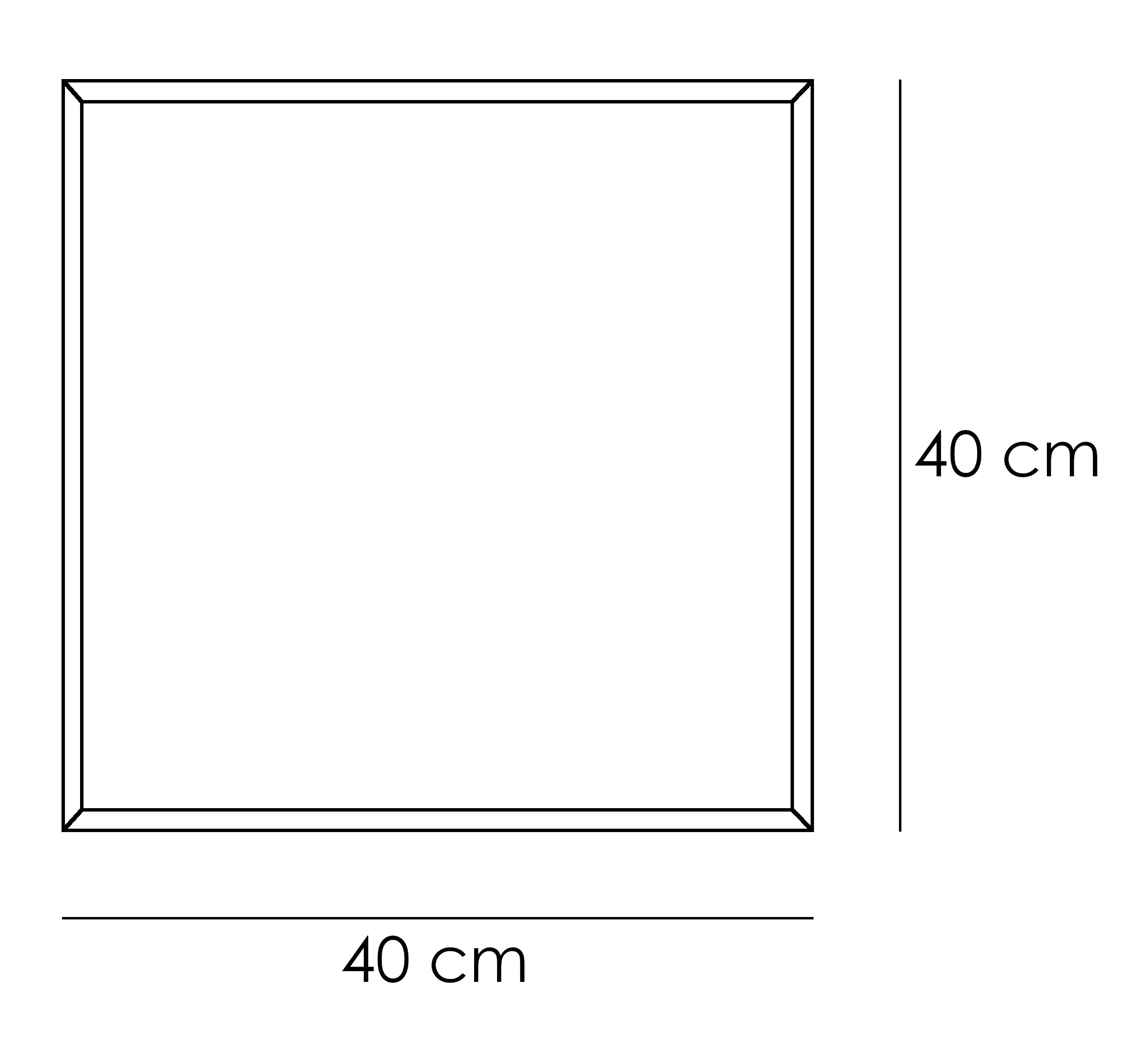 Decorative 3D PET Felt Wall Tiles - SQUARE 40x40 dimensions on white background DecorMania UK