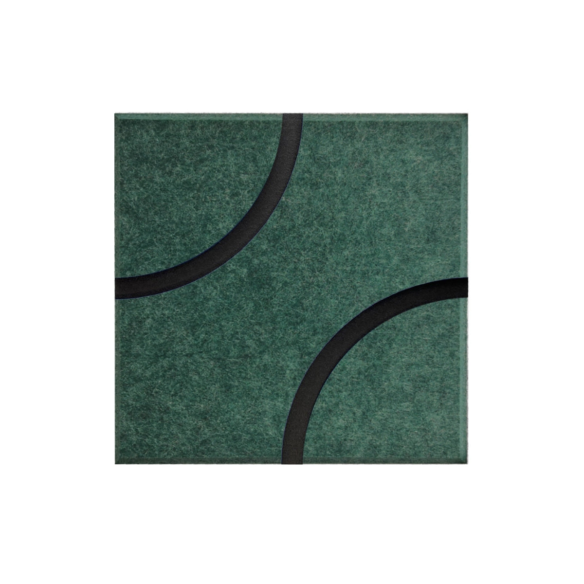 Decorative 3D PET Felt Wall Tiles - SQUARE Deco 40x40 on white background DecorMania UK