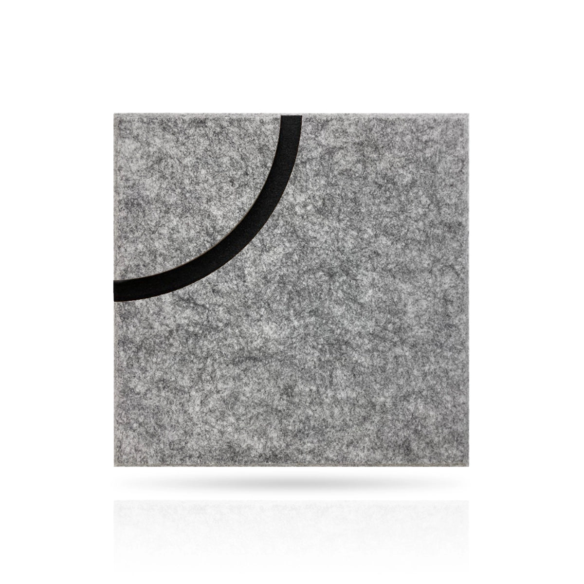 Decorative 3D PET Felt Wall Tiles - SQUARE Deco 40x40 on white background DecorMania UK