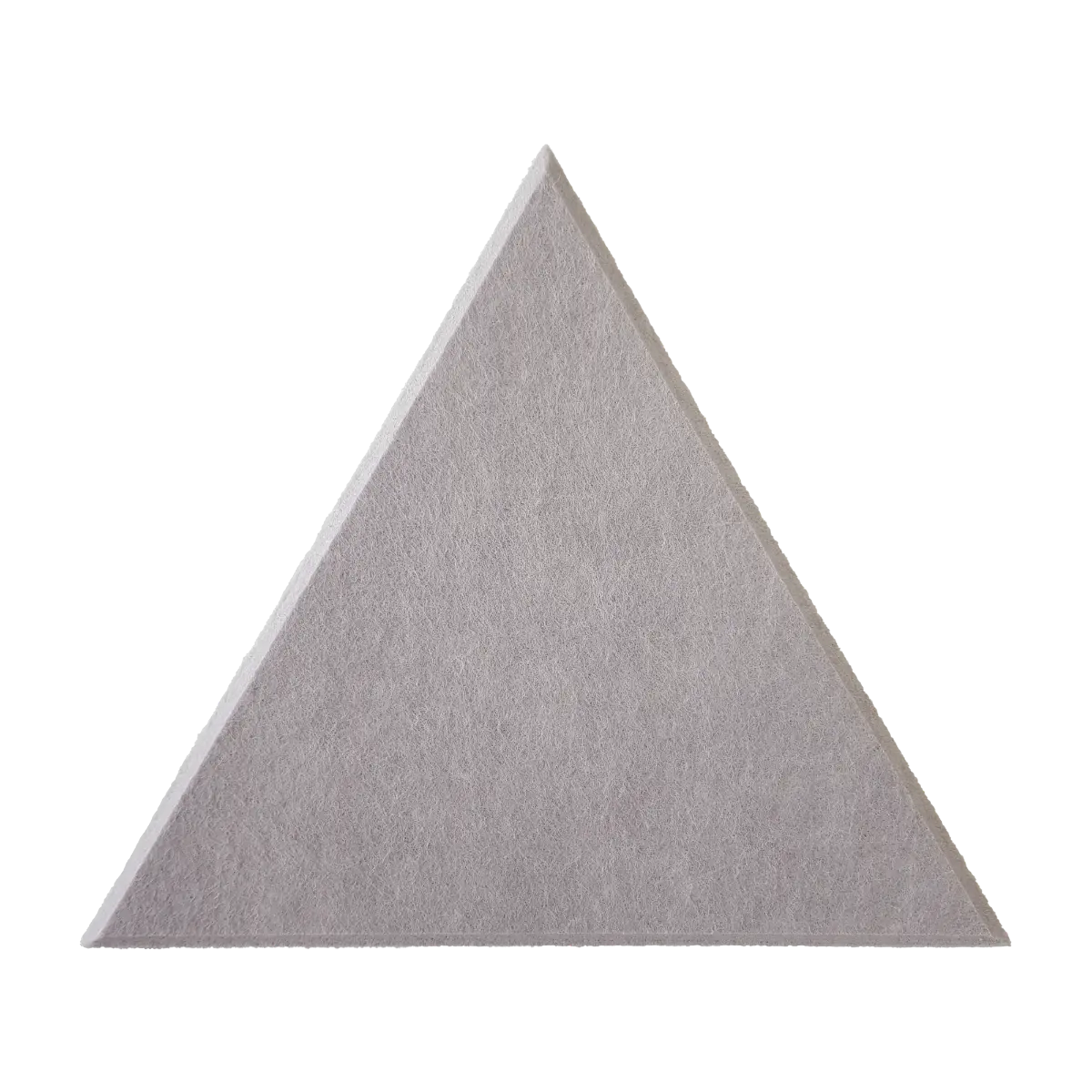 Decorative 3D PET Felt Wall Tiles - Triangle BIG on white background DecorMania UK