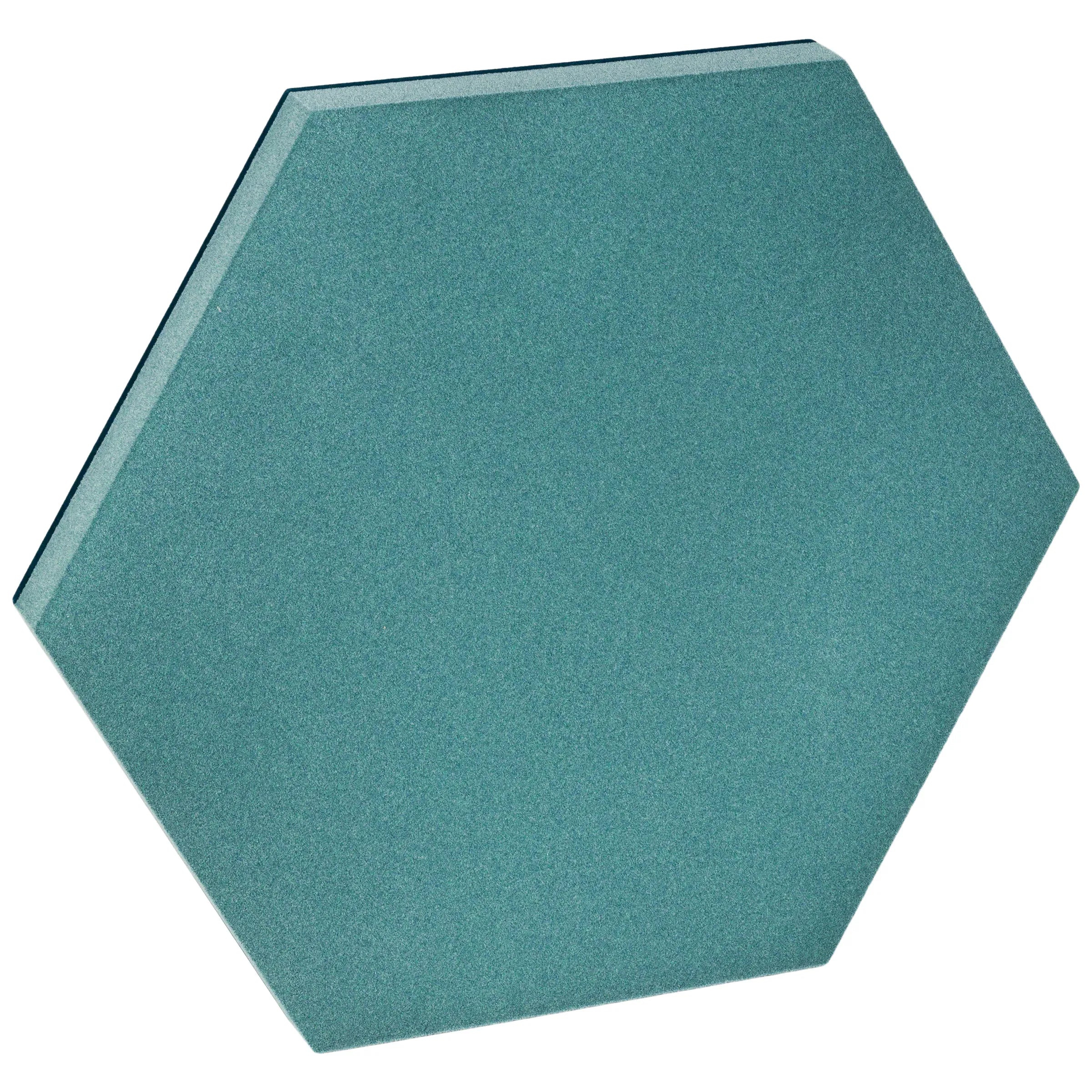 Decorative Glass Wall Panels - Acoustic Hexa L on white background DecorMania UK