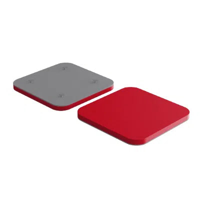 Decorative Glass Wall Panels - Acoustic Tele L on white background DecorMania UK