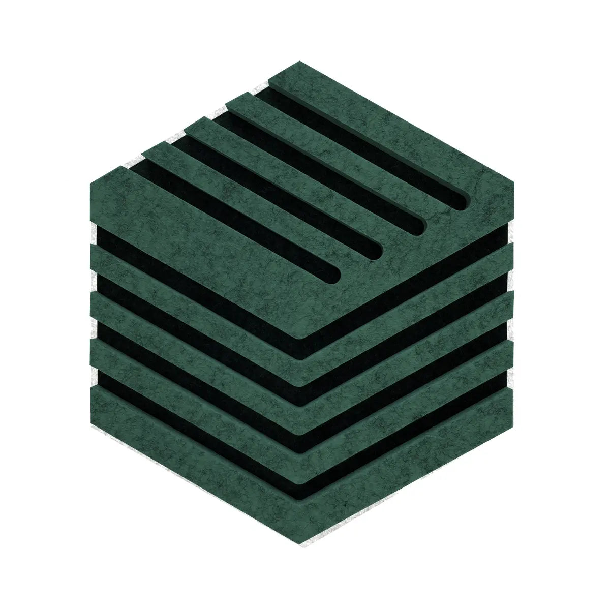 Decorative 3D Felt Wall Tiles DECO1 bottle green swatch Decormania UK