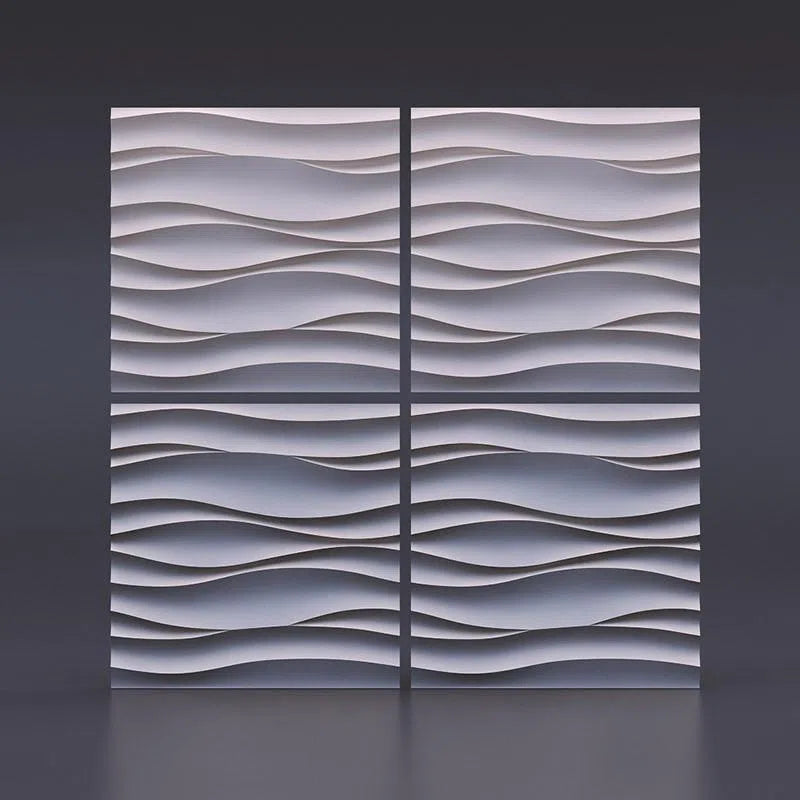 Close-up view of 3D Gypsum Wall Panels - Model Desert Sand | DecorMania UK