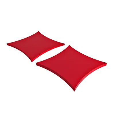 Echo L - FIRE-RESIST - Acoustic Wall Panel on white background Decormania UK