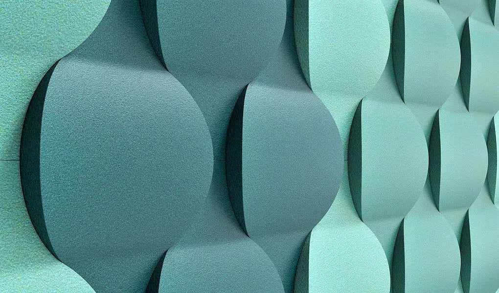 FLOW 3D Soft Acoustic Wall Panels texture closeup | DecorMania UK