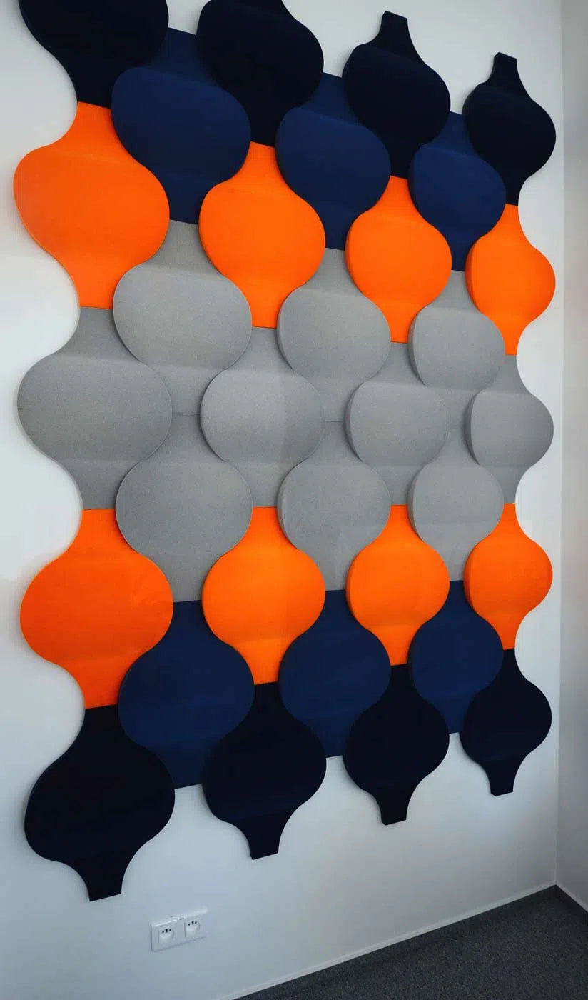 FLOW 3D Soft Acoustic Wall Panels decor piece | DecorMania UK
