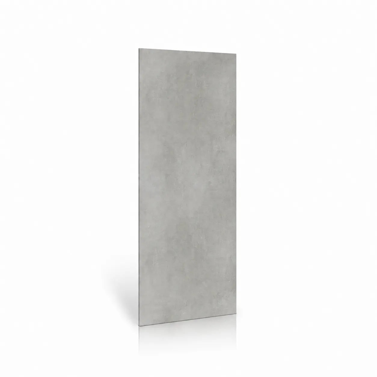 Smoky Concrete faux concrete decorative wall panel shown upright on a white background