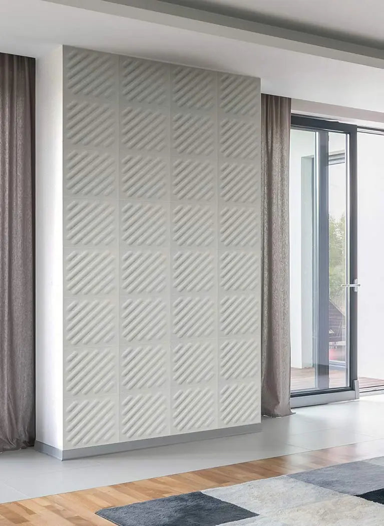 3D Acoustic felt wall panels interior 