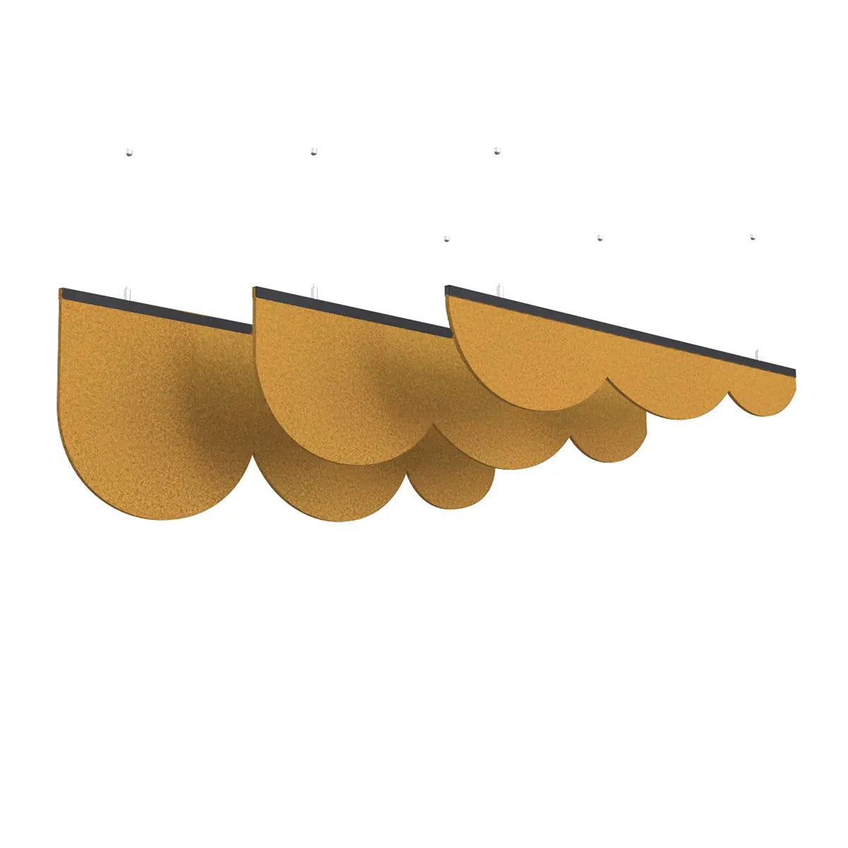 Felt Ceiling Acoustic Baffles - CLOUD colour swatch on white background DecorMania UK