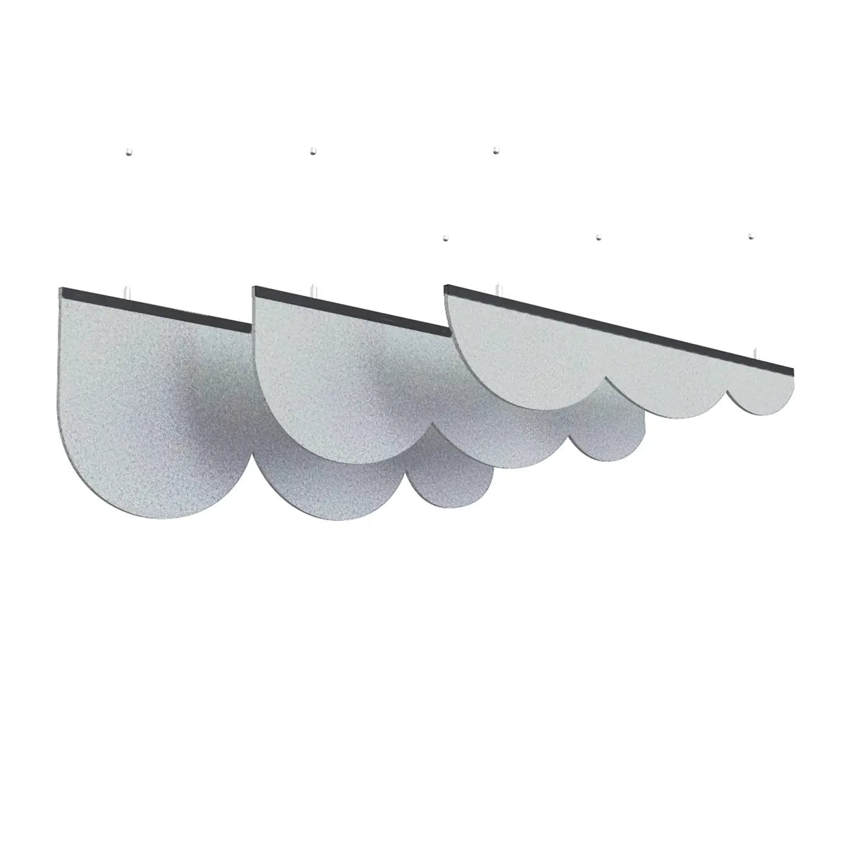 Felt Ceiling Acoustic Baffles - CLOUD colour swatch on white background DecorMania UK