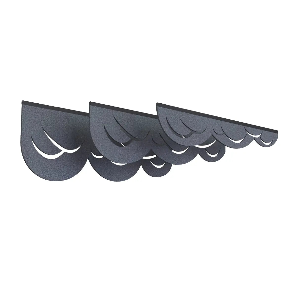 Felt Ceiling Acoustic Baffles - CLOUD colour swatch on white background DecorMania UK