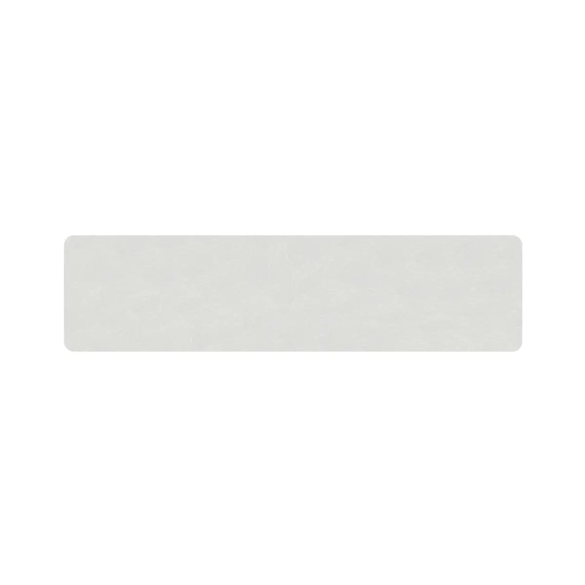 Felt Ceiling Acoustic Baffles - RECTANGLE ROUNDED swatch on white background Decormania UK