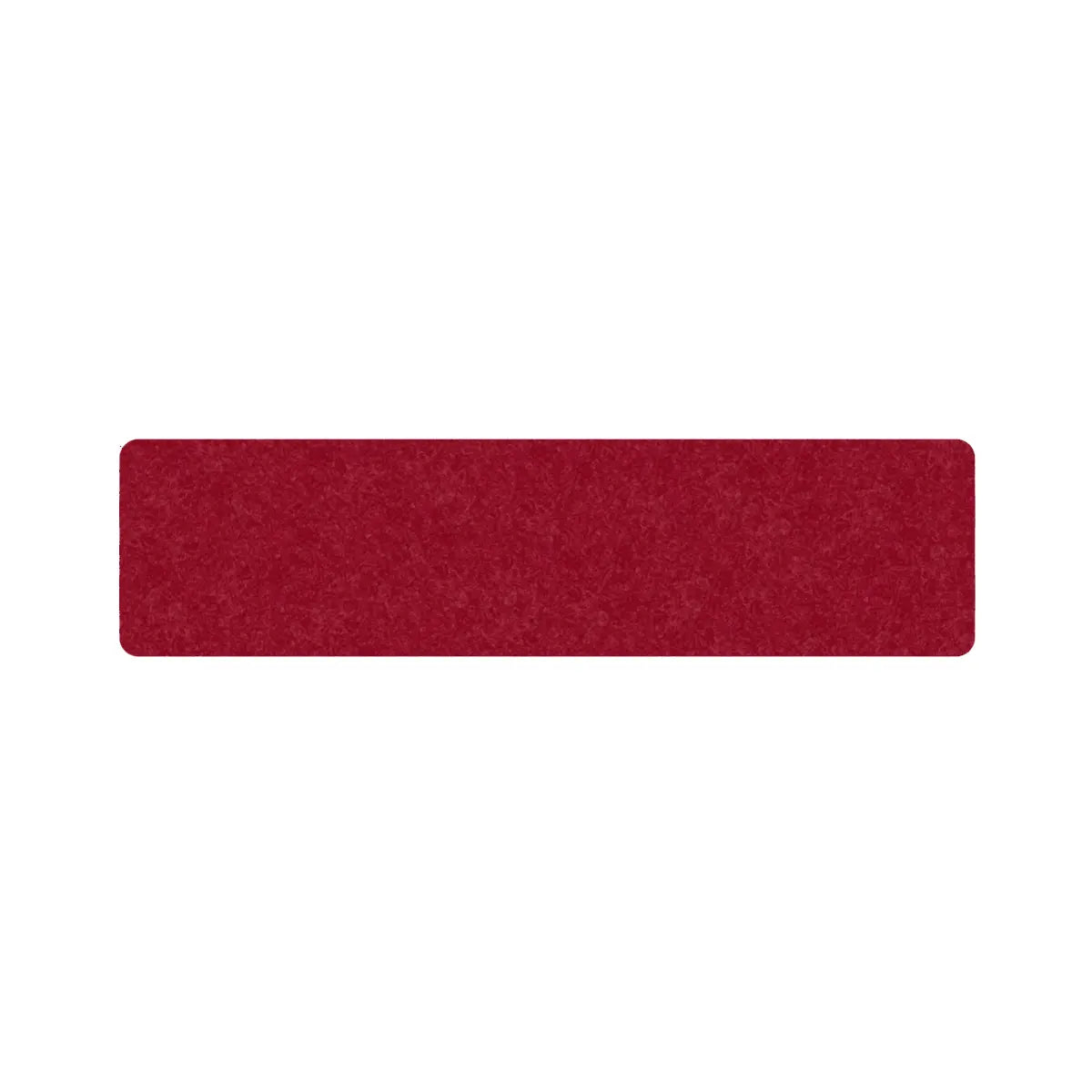 Felt Ceiling Acoustic Baffles - RECTANGLE ROUNDED swatch on white background Decormania UK