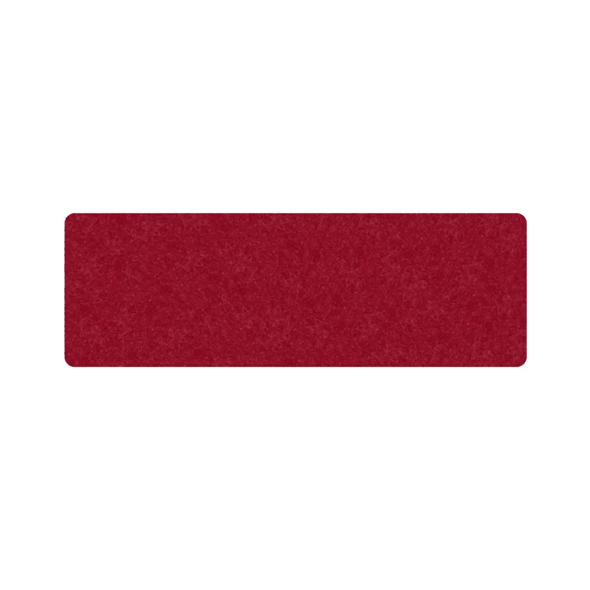 Felt Ceiling Acoustic Baffles - RECTANGLE ROUNDED swatch on white background Decormania UK