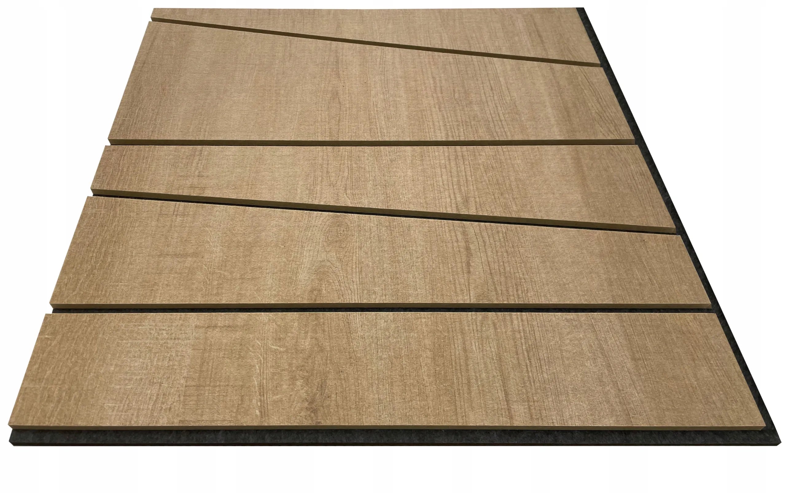 Felt Slatted Acoustic Wall Panels 3 on white background DecorMania UK