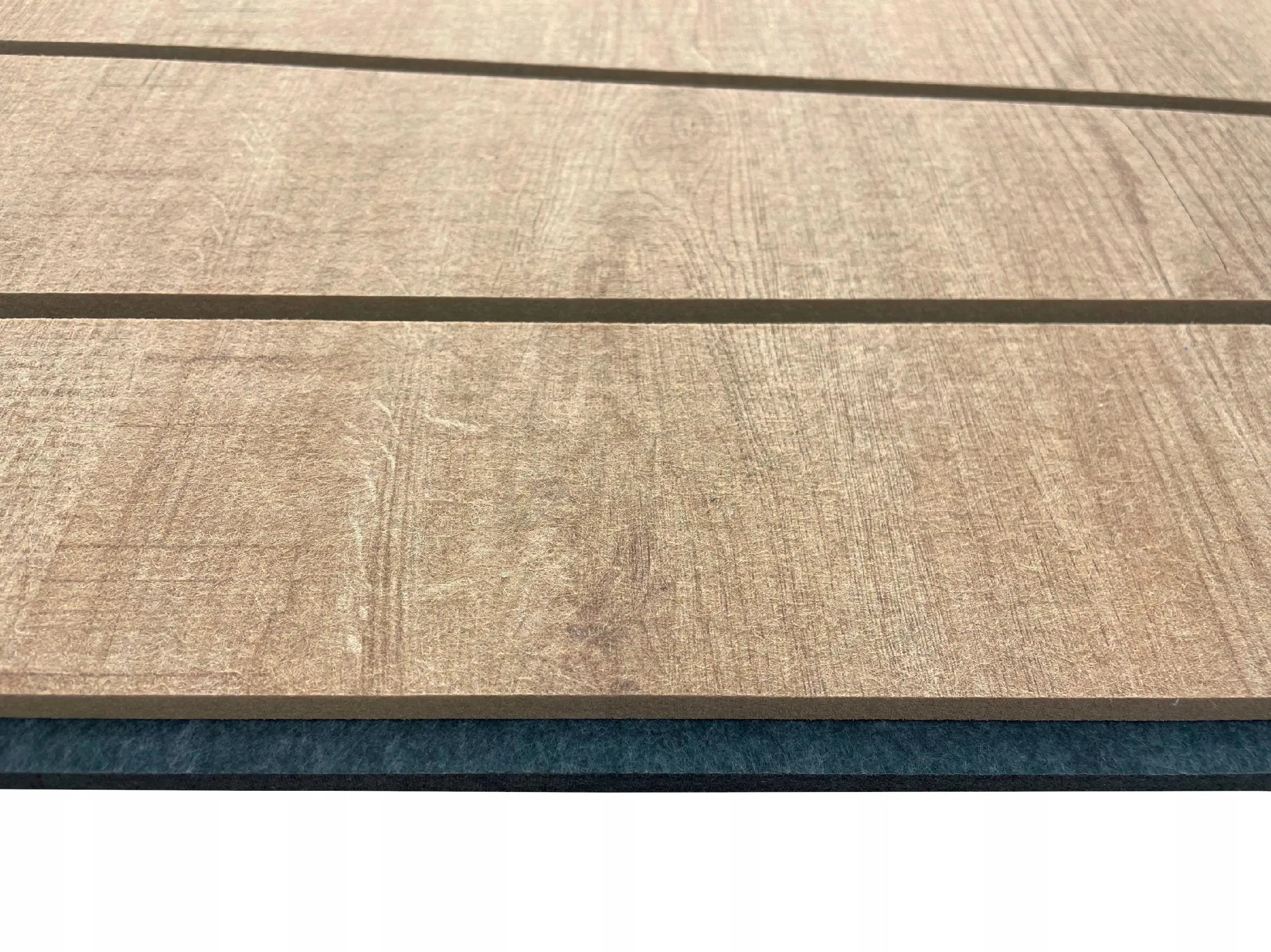 Felt Slatted Acoustic Wall Panels 3 on white background DecorMania UK