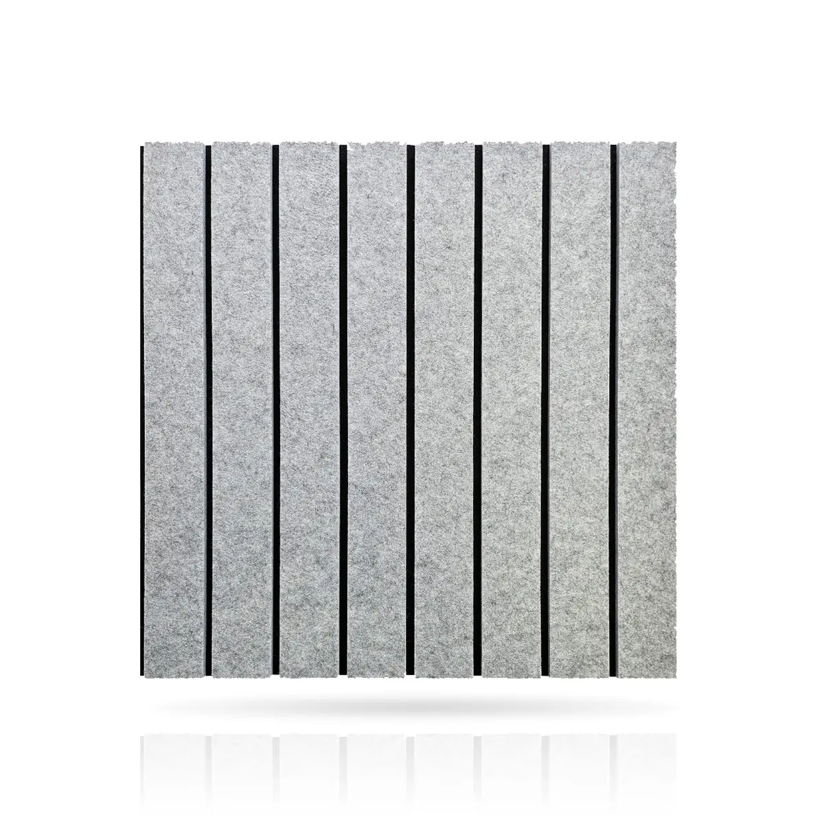 Felt Slatted Acoustic Wall Panels 5 on white background DecorMania UK