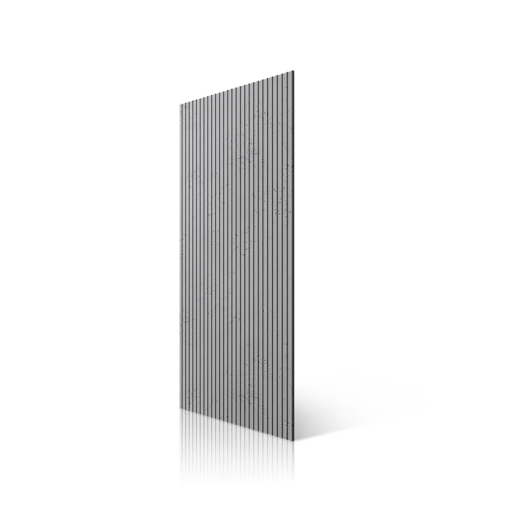 3D Concrete Wall Panel GROOVE on white background | DecorMania UK