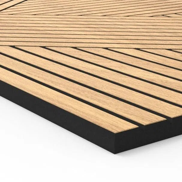 GrooveCraft Milled Acoustic Wall Panels MDF - 4 texture on white background DecorMania UK