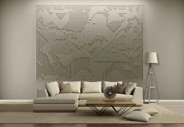 GYPSUM 3D MURAL MODEL ARCHETYPE - Decormania