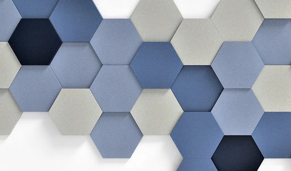 HEXA M Soft Acoustic Wall Panel texture closeup 3D Wall Panels | DecorMania UK