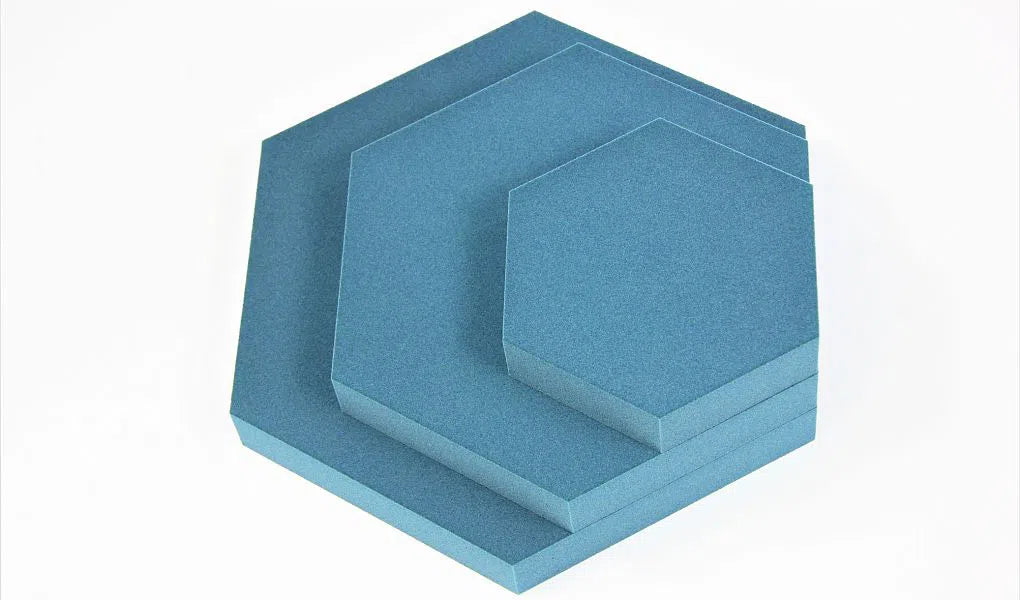 HEXA M Soft Acoustic Wall Panel stack of 3D Wall Panels | DecorMania UK