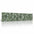 Mineral Composite Panel Hanging Plants with green botanical pattern on white background