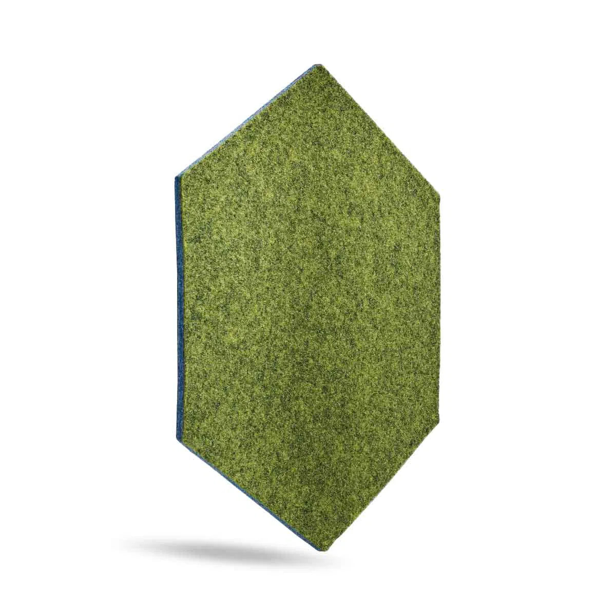 Hexa FLAT Acoustic Felt Wall Panels on white background OLIVE Multipack Decormania UK